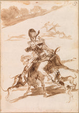 francisco-de-goya-dogs-chasing-a-cat-on-a-man-on-a-donkey-art-print-fine-art-reproduction-wall-art-id-a4b3dk715