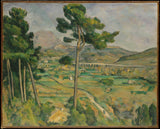 paul-Cezanne-1882-mont-Sainte-Victoire-and-the-viadukt-of-the-oblúk-riečne údolie-art-print-fine-art-reprodukčnej-wall-art-id-a4cfqclxu