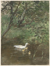 וילם-מריס-1854-ברווזים-במים-אמנות-הדפס-אמנות-רפרודוקציה-קיר-אמנות-id-a4dcsdmkg