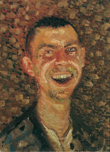 Річард-Герстл-1908-автопортрет-сміх-мистецтво-друк-образотворче мистецтво-відтворення-стіна-арт-id-a4dpv4b5n