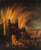 गुमनाम-1670-लुडगेट-और-पुराने-सेंट-पॉल्स-कला-प्रिंट-ललित-कला-पुनरुत्पादन-दीवार-कला-आईडी-ए4एनक्यूडी16एच-के साथ लंदन की महान आग