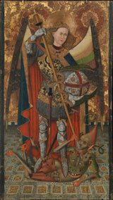 bậc thầy của belmonte-1450-saint-michael-nghệ thuật in-mỹ thuật-tái tạo-tường-nghệ thuật-id-a4faaziy7