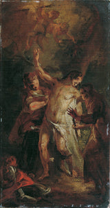 约瑟夫·安东·梅瑟1778年，圣塞巴斯蒂安和妇女的艺术印刷精美的艺术复制品墙艺术ida4glxqcnc