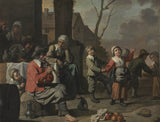 מעגל-לה-נאן -1650-איכרים-ילדים-רוקדים-אמנות-הדפס-אמנות-רפרודוקציה-קיר-אמנות-id-a4h00omb0