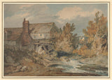 Joseph-mallord-william-turner-1795-młyn wodny-w pobliżu-płynącego-potoku-druk-sztuka-reprodukcja-dzieł sztuki-sztuka-ścienna-id-a4hh3z4ip
