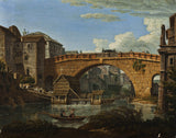 antonio-aquaroni-1836-ponte-cestio-in-rome-kunsdruk-fynkuns-reproduksie-muurkuns-id-a4hhgzb3e