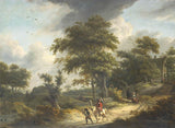 roelof-jansz-van-vries-1650-krajina-s-sokolarskim-umetniškim-tiskom-likovna-reprodukcija-stenske-umetnosti-id-a4hn7nxbj