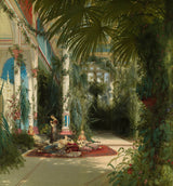 carl-blechen-1834-wnętrze-palmiarni-na-pfaueninsel-koło-poczdamu-druk-reprodukcja-dzieł-sztuki-ściennej-id-a4i2phksn