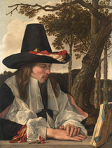 nepoznato-1660-čovjek-čitanje-umjetnost-otisak-fine-umjetničke-reprodukcije-zidne-umjetničke-id-a4j5xf085
