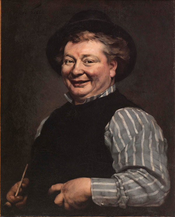 andre-gill-1875-comedian-portrait-daubray-art-print-fine-art-reproduction-wall-art