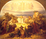 威廉·馮·考爾巴赫十字軍在耶路撒冷之前的藝術印刷品美術複製品牆藝術 id-a4k8bg3ju