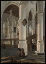 emanuel-de-witte-1650-interno-della-oude-kerk-delft-stampa-d'arte-riproduzione-d'arte-wall-art-id-a4k9vyz85