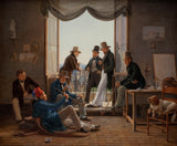 constantin-hansen-1837-en-gruppe-danske-kunstnere-i-rom-kunst-print-fine-art-reproduction-wall-art-id-a4leysx2y