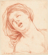bernard-picart-1683-borsbeeld-van-'n-huilende-vrou-met-kopdoek-kuns-druk-fyn-kuns-reproduksie-muurkuns-id-a4n13lvum