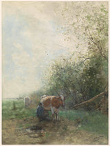 willem-maris-1844-milking-oge-art-ebipụta-mma-art-mmeputa-wall-art-id-a4nlk0lyz