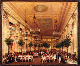 louis-mariegeneral-atthalin-louis-marie-1832-banquete-no-casamento-de-leopold-1º-da-bélgica-e-princesa-louise-de-orleans-art-print-fine-art-reprodução- arte de parede