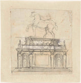米開朗基羅-1559-亨利二世馬術雕像設計藝術印刷美術複製品牆藝術 id-a4nstvxlv