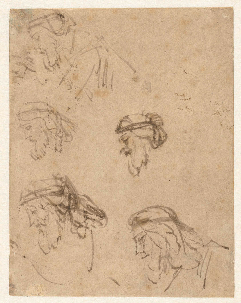 rembrandt-van-rijn-1655-five-studies-of-the-head-of-haman-side-art-print-fine-art-reproduction-wall-art-id-a4o7k79y2