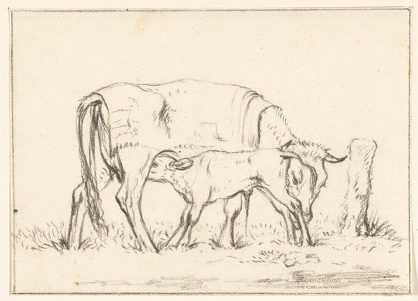 jean-bernard-1775-calf-drinking-with-his-mother-art-print-fine-art-reproduction-wall-art-id-a4o8d3ce8