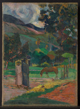 Paul Gauguin-1892-tahitian-landscape-art-print-fine-art-reproduction-wall-art-id-a4orqinxl