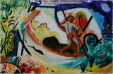 1912월-맥케-4-편주를 탄 세 소녀-예술-인쇄-미술-복제-벽-예술-id-a2pqXNUMXmblj