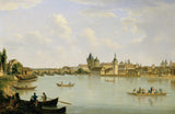 alois-von-saar-1831-pogled-na-prago-z-mostom-na-reki-vltava-charlesov-most-umetniški-tisk-lepe-umetniške reprodukcije-stenska-umetnost-id-a4qjt8602