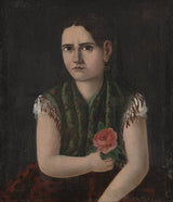 непознато-1880. портрет-жена-умјетност-тисак-ликовна-репродукција-зид-умјетност-ид-а4кзфр9к1
