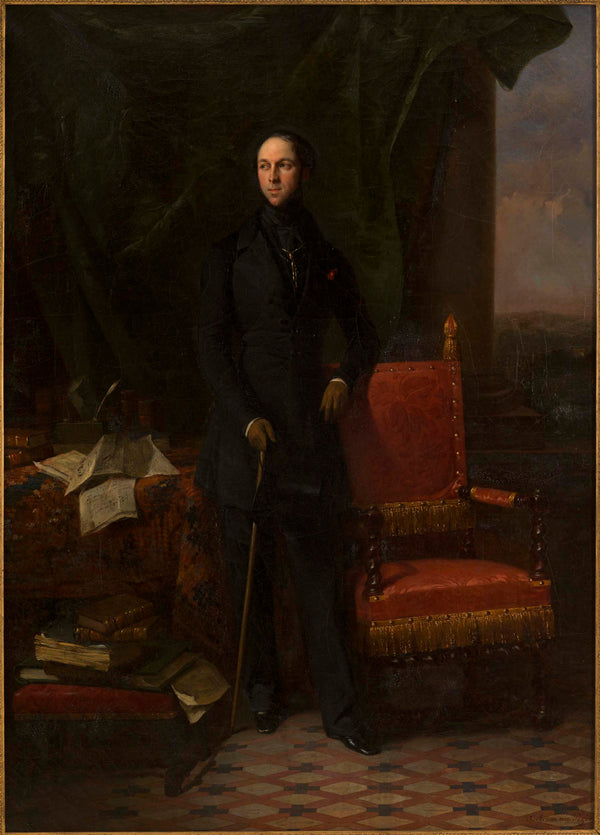 aimee-nee-pages-brune-1840-portrait-of-louis-antoine-garnier-pages-1803-1878-art-print-fine-art-reproduction-wall-art