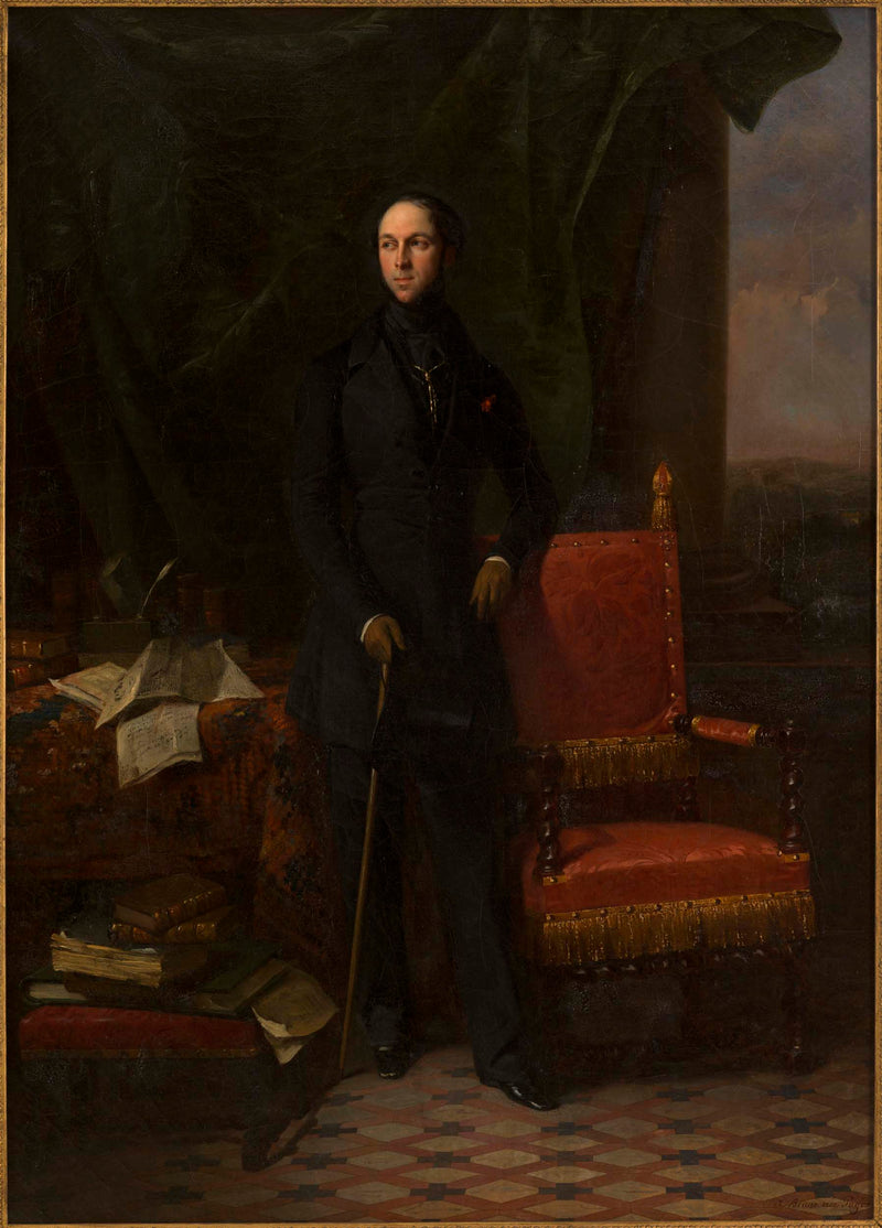 aimee-nee-pages-brune-1840-portrait-of-louis-antoine-garnier-pages-1803-1878-art-print-fine-art-reproduction-wall-art