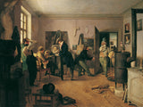 Josef-danhauser-1828-the-schola-renz-more-art-print-reprodukcja-dzieł sztuki-sztuka-ścienna-id-a4rx3zqje