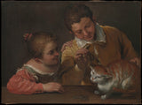 Annibale-Carracci-Dois-Filhos-Provocando-Um-Gato-Arte-Impressão-Reprodução-de-Belas-Artes-Wall-Art-Id-A4sifs8oa