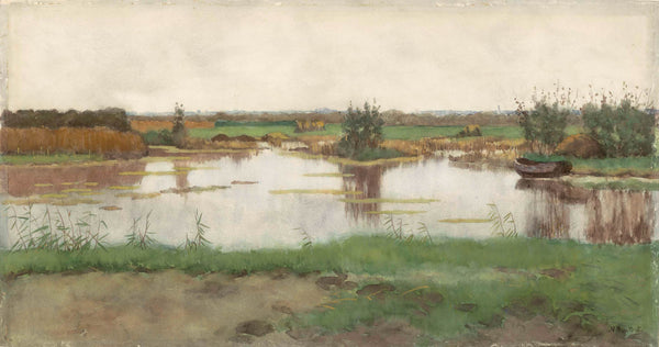 nicolaas-bastert-1864-a-pond-in-a-pasture-art-print-fine-art-reproduction-wall-art-id-a4sma4pfm