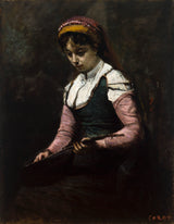 jean-baptiste-camille-corot-girl-with-mandolin-art-print-fine-art-reproduction-wall-art-id-a4swva4gg