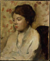 edgar-degas-1885-retrato-de-uma-jovem-impressão-de-arte-reprodução-de-belas-artes-arte-de-parede-id-a4uhniikf