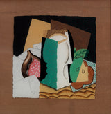 路易斯·马库西斯-1921-玻璃和水果-玻璃和水果-艺术印刷-精美艺术-复制品-墙艺术-id-a4ujseasv