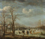 aert-van-der-neer-1630-rivier-uitsig-in-die-winter-kunsdruk-fynkuns-reproduksie-muurkuns-id-a4ung0m5j