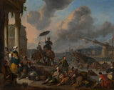 約翰內斯-林格爾巴赫-1670-地中海港口藝術印刷品美術複製品牆壁藝術 id-a4uske06u