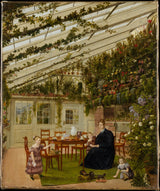 Eduard-Gertner-1836-the-family-of-Mr-Westfal-in-the-conservatory-art-print-fine-art-reproduction-wall-art-id-a4vepg9dk