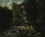 gustave-courbet-1860-the-brook-of-the-well-black-art-print-fine-art-reproduction-wall-art-id-a4wlw41qg