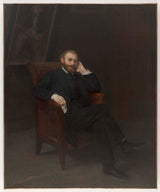 alphonse-legros-1863-portrett-av-edouard-manet-kunst-trykk-fin-kunst-reproduksjon-vegg-kunst