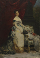 路易·爱德华·杜布菲1870年肖像，马斯莫·布兰卡乔公主，艺术印刷精美的艺术复制品，墙上的艺术，id-a4xi1do1h