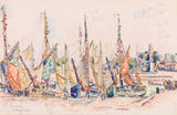 保羅·西涅克-1911-拉羅謝爾-藝術印刷-美術複製-牆藝術-id-a4y56s78l
