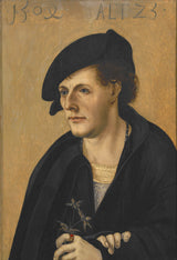 Hans-Schaufelein-The-Elder-1504-retrato-de-um-homem-novo-arte-impressão-reprodução-de-arte-parede-id-a4y9kcjjw