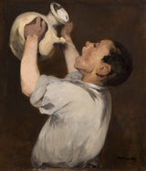 愛德華·馬奈-1877-男孩與投手拉-雷加拉德-藝術印刷品-精美藝術-複製品-牆藝術-id-a4z1utdj1