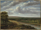 philips-koninck-1670-en-omfattande-trädbevuxen-landskapskonst-tryck-fin-konst-reproduktion-väggkonst-id-a506o7in4