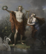 charles-meynier-1798-apollo-gaismas dievs-daiļrunība-dzeja-un-tēlotājmāksla-ar-urāna-muze-of-astronomija-art-print-tēlotājmāksla-reproducēšana-wall-art- id-a53aw06fs
