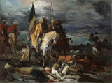 Theodore-chasseriau-1851-saracens和十字军的艺术印刷精美的艺术再现墙艺术id-a53xrxdvs