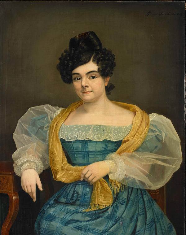 petrus-van-schendel-1829-portrait-of-adriana-johanna-van-wyck-wife-of-john-art-print-fine-art-reproduction-wall-art-id-a544pprcp