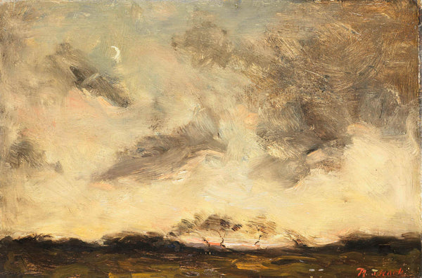 rudolf-jurriaan-stephanus-haak-1882-evening-sun-art-print-fine-art-reproduction-wall-art-id-a551dj14a