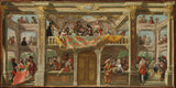 andreas-altomonte-1748-a-bola-de-máscara-na-boêmia-impressão-arte-reprodução-arte-parede-id-a55g9wnjg